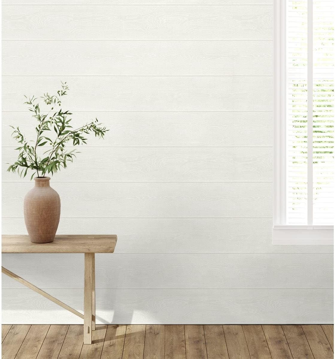 NextWall Stacy Garcia Home Stacks Faux Peel and Stick Wallpaper (Charcoal)