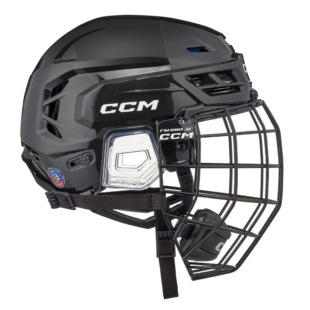 CCM Kask hokejowy Combo Tacks 310 II Senior czarny Senior S czarny