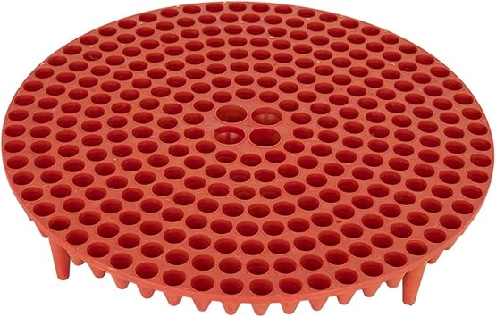Car Wash Bucket Insert with Dirt Trap Net for Vehicle Cleaning, 10.24 Inch Automotive Detailing Tool for Cars Trucks Motorcycles Boats- Red