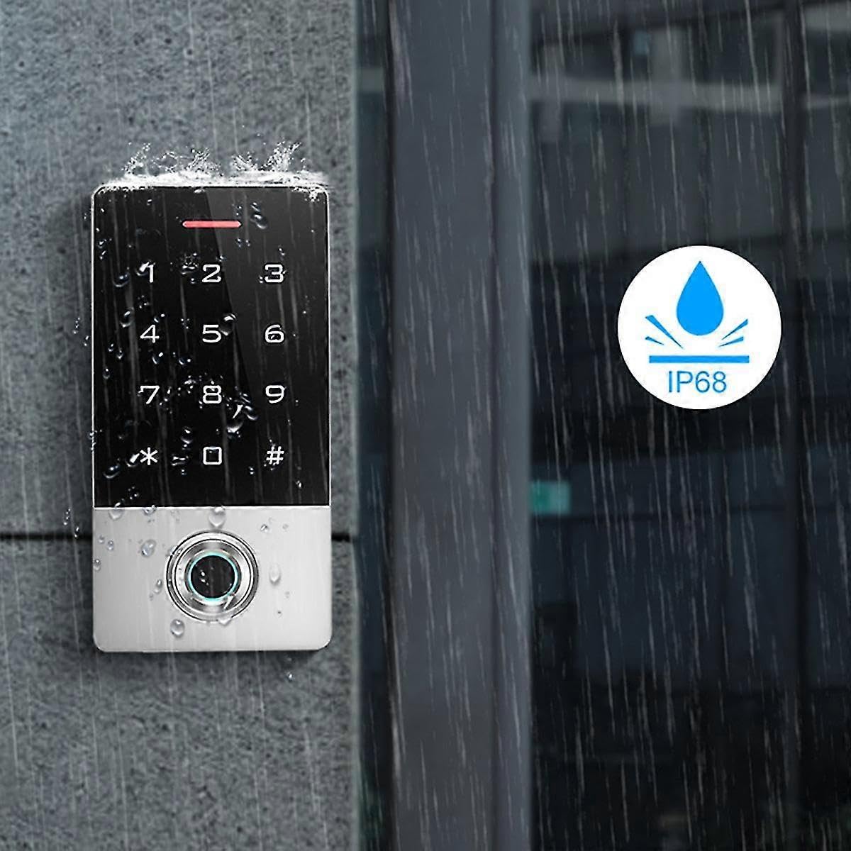 WiFi Tuya metalowy odcisk palca inteligentny zamek do drzwi IP68 wodoodporny system kontroli dostępu do karty pinowej Standalo