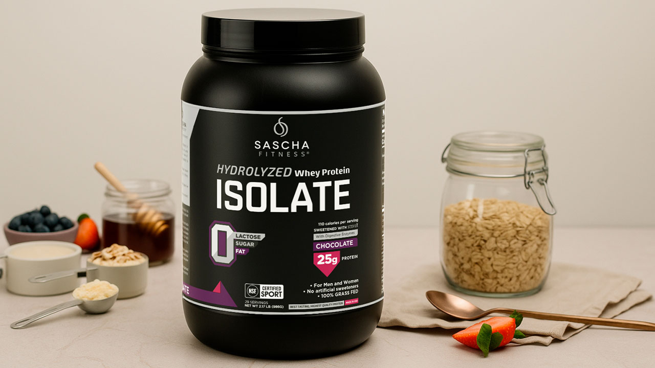 Amazon.com: SASCHA FITNESS Hydrolyzed Whey Protein Isolate,100