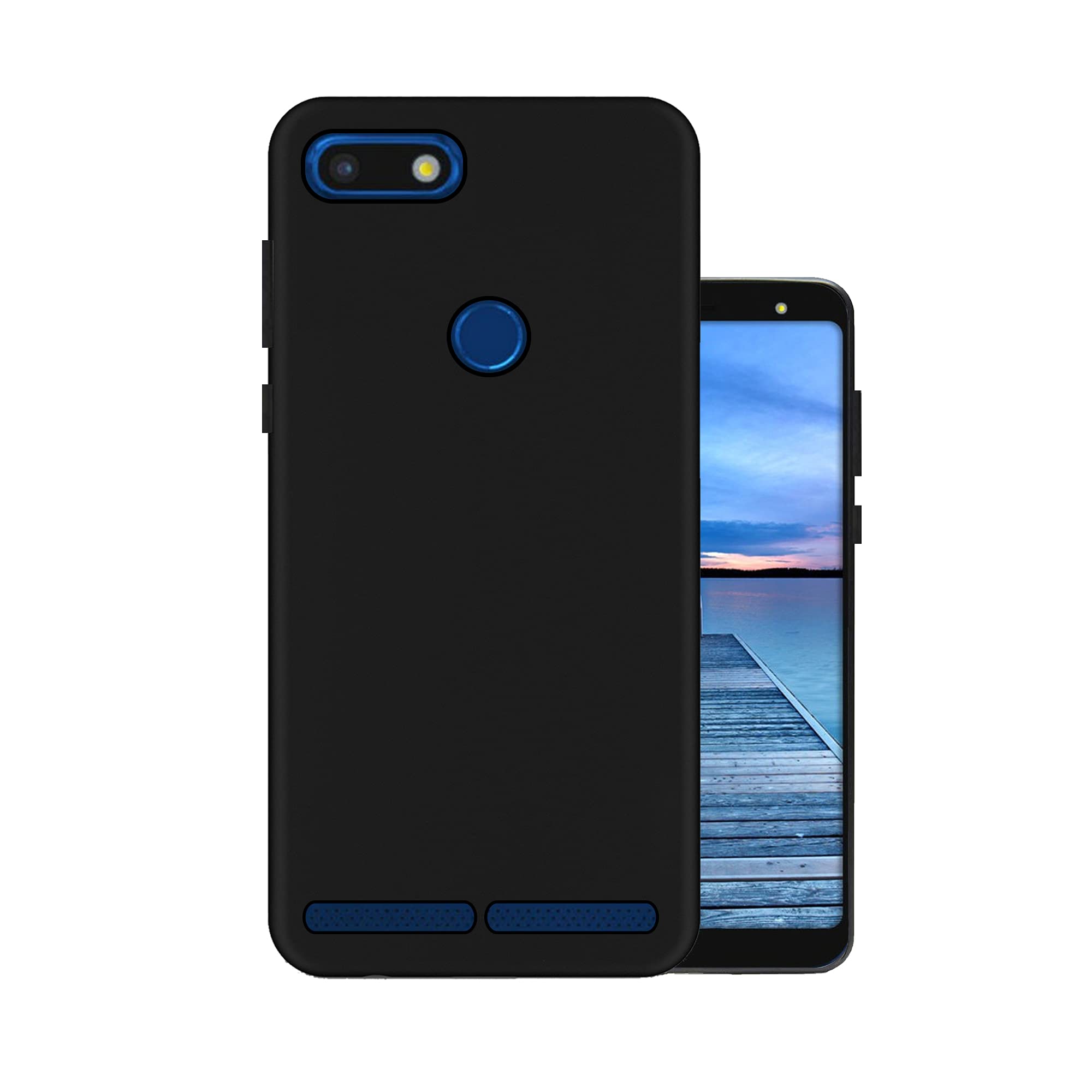 HELLO ZONE Exclusive Matte Finish Soft Back Case Cover for Yu Ace - Black (B0851BFN87) Amazon Price History, Amazon Price Tracker