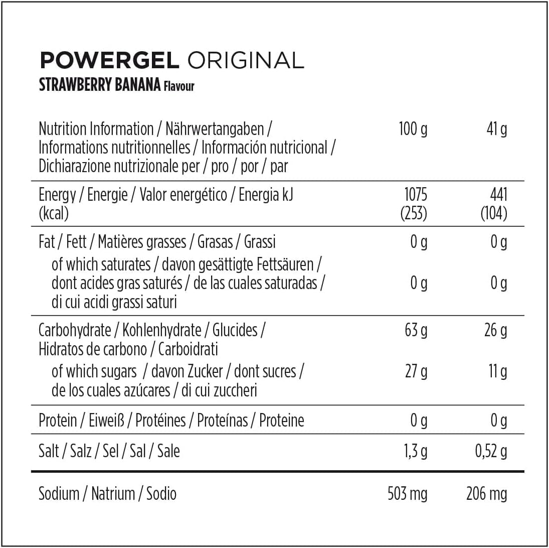 Powerbar Powergel Original 41gr X 24 Gels Strawberry / Banana