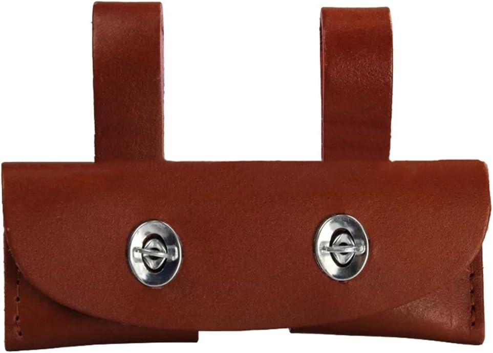 SYOOY Axe Head Sheath Waist Leather Holster Fire Axe Protection Cover - 7.87" x 3.15" (Axe Not Included)