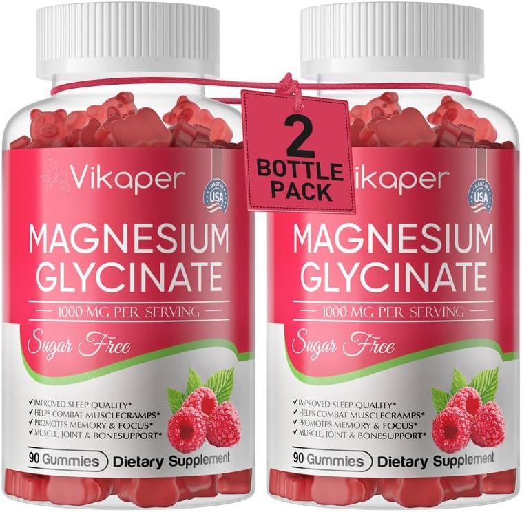 Magnesium Glycinate Gummies with Vitamin D3 and B6