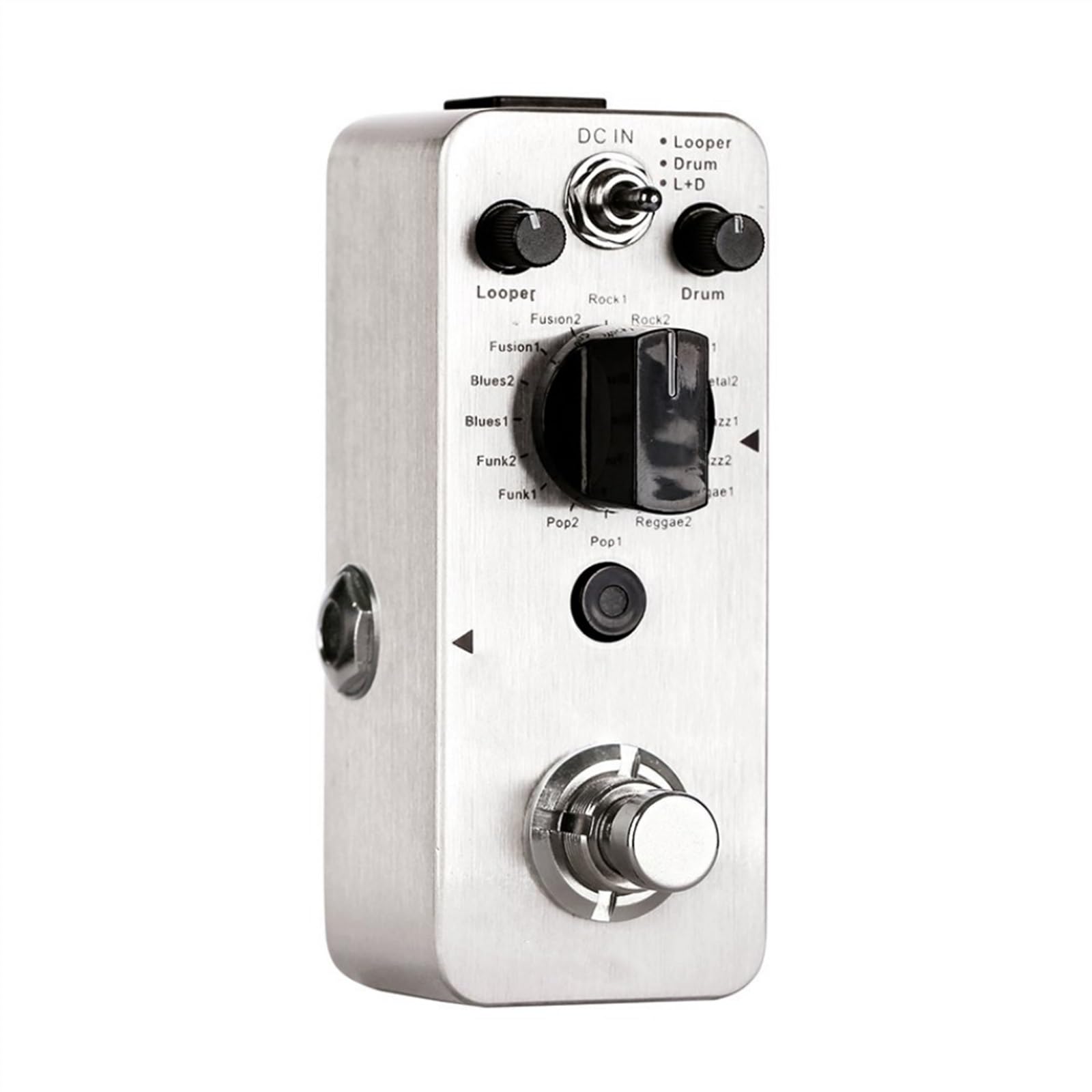 Pedale per Chitarra di modulazione Pedale per Chitarra Pedale Looper Drum Machine 3 modalità Max 20 Min Tempo di Registrazione Processore di Effetti per Chitarra