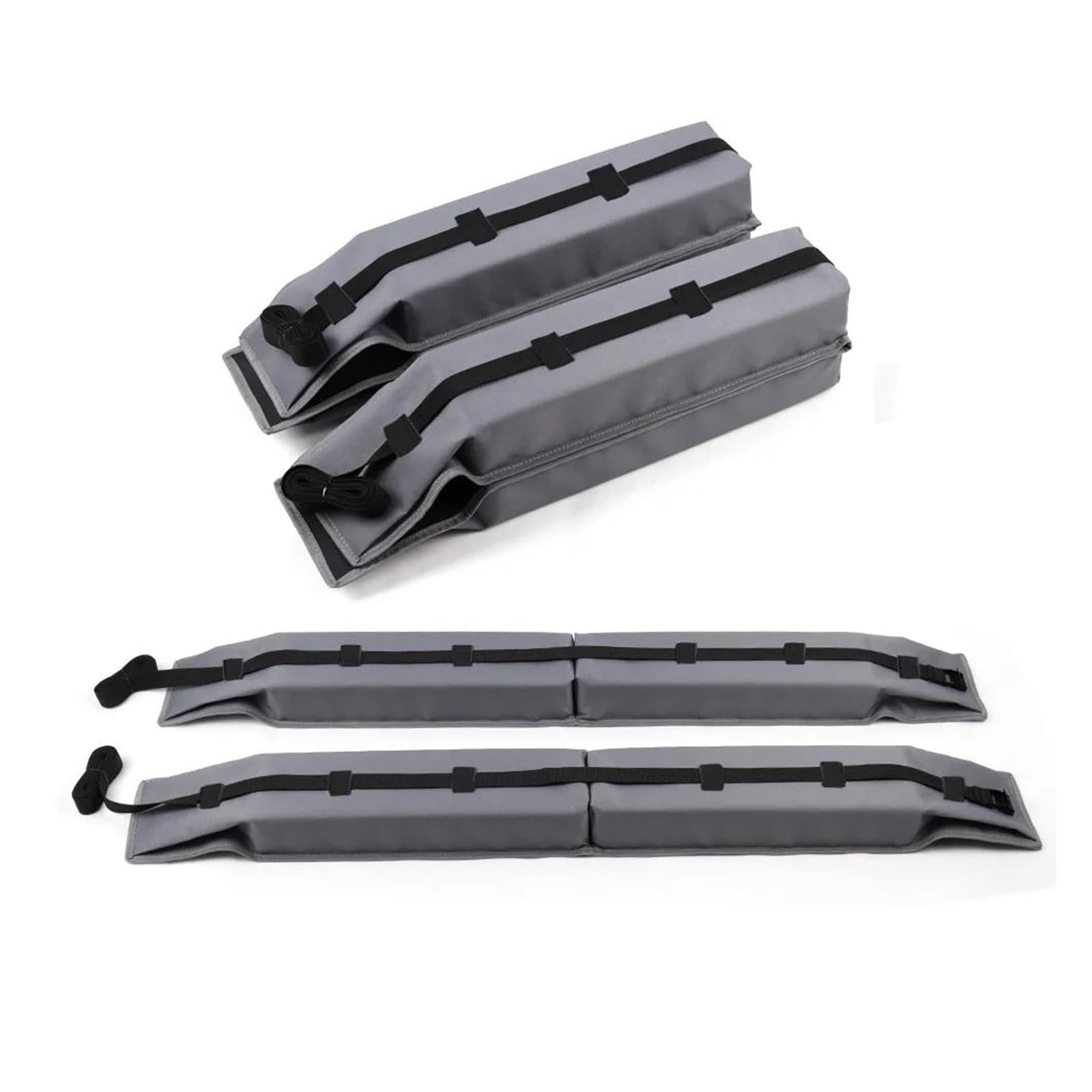 Portaequipajes Coche para Kayak/canoas/Tablas Snowboard/Soportes Windsurf Portaequipajes En El Techo Coche Portaequipajes Suave Plegable Universal Adecuado Coche Barras De Techo(B)
