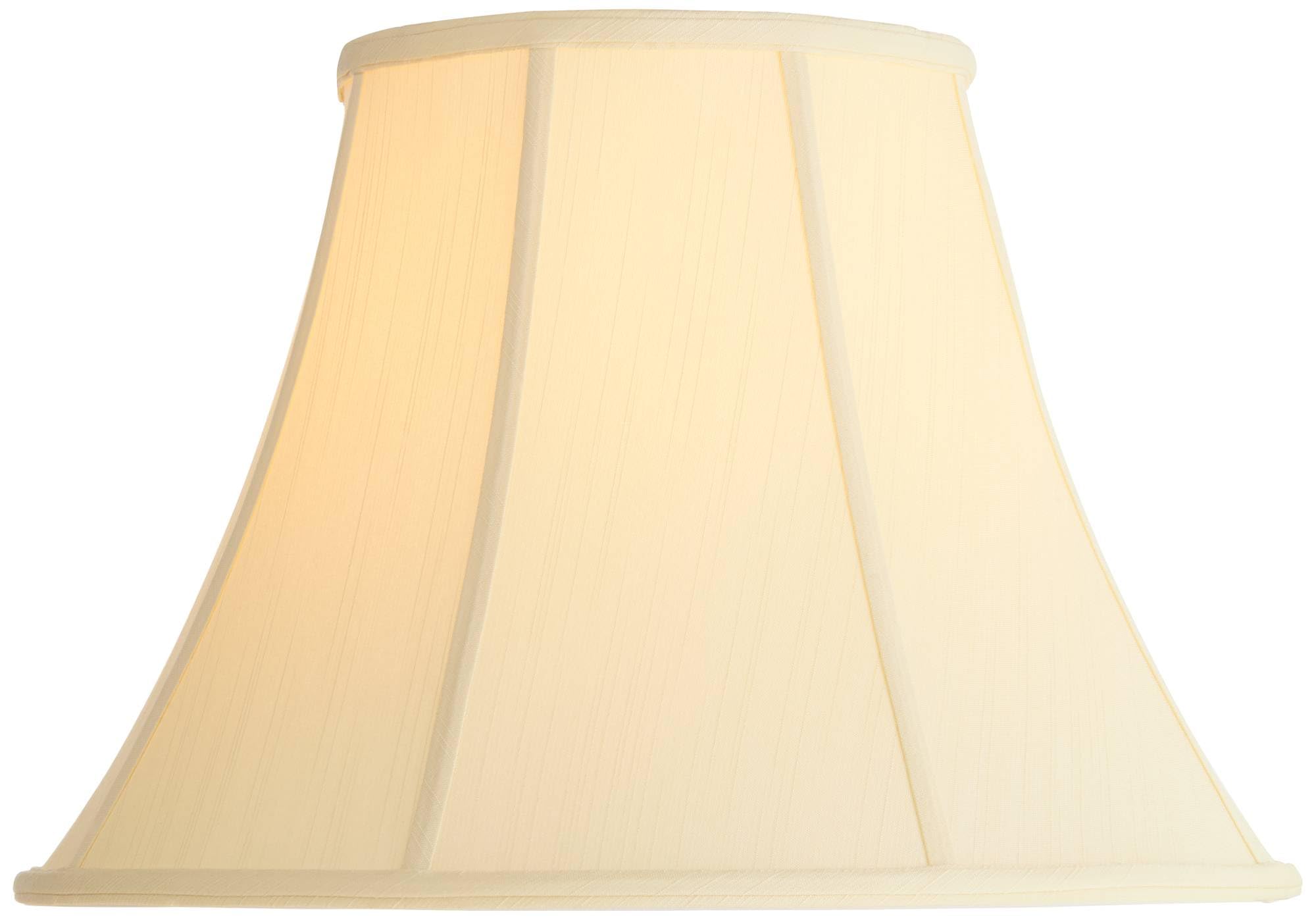 Pre-Assembled Ginna Creme Extra Large Bell Lamp Shade 9x18x13