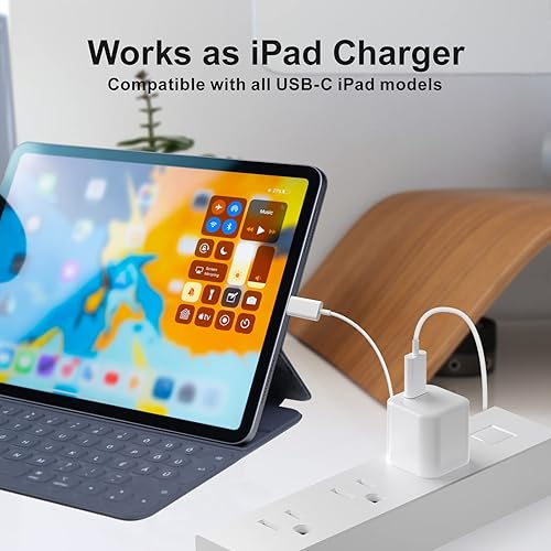 Miniatura 5 de Besgoods - Bloque de cargador USB C, paquete de 3, 5 V, 2.4 A, cargador de teléfono, adaptador de corriente, mini cubo, enchufe de pared compatible