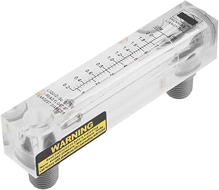 Yanmis Glass Panel Liquid Flowmeter Water Meter 0.2-2 GPM / 1-7 LPM - Accurate Industrial Flow Measurement