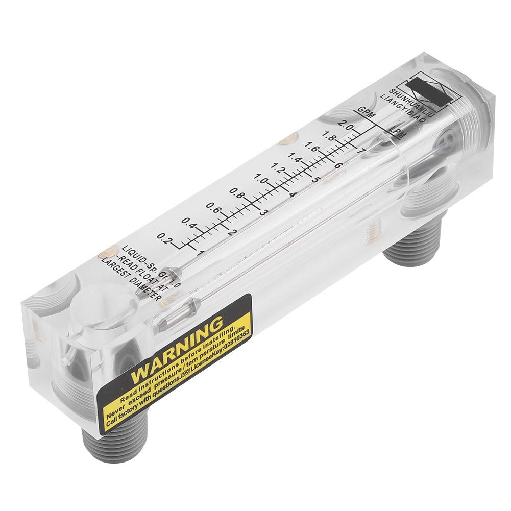 Liquid Flowmeter, Water Flow Meter Panel Type Glass Liquid Flowmeter 0.