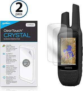 BoxWave Screen Protector Compatible with Garmin Rino 755t - ClearTouch Crystal (2-Pack), HD Film Skin - Shields from Scratches for Garmin Rino 755t, Garmin Rino 755t, 750