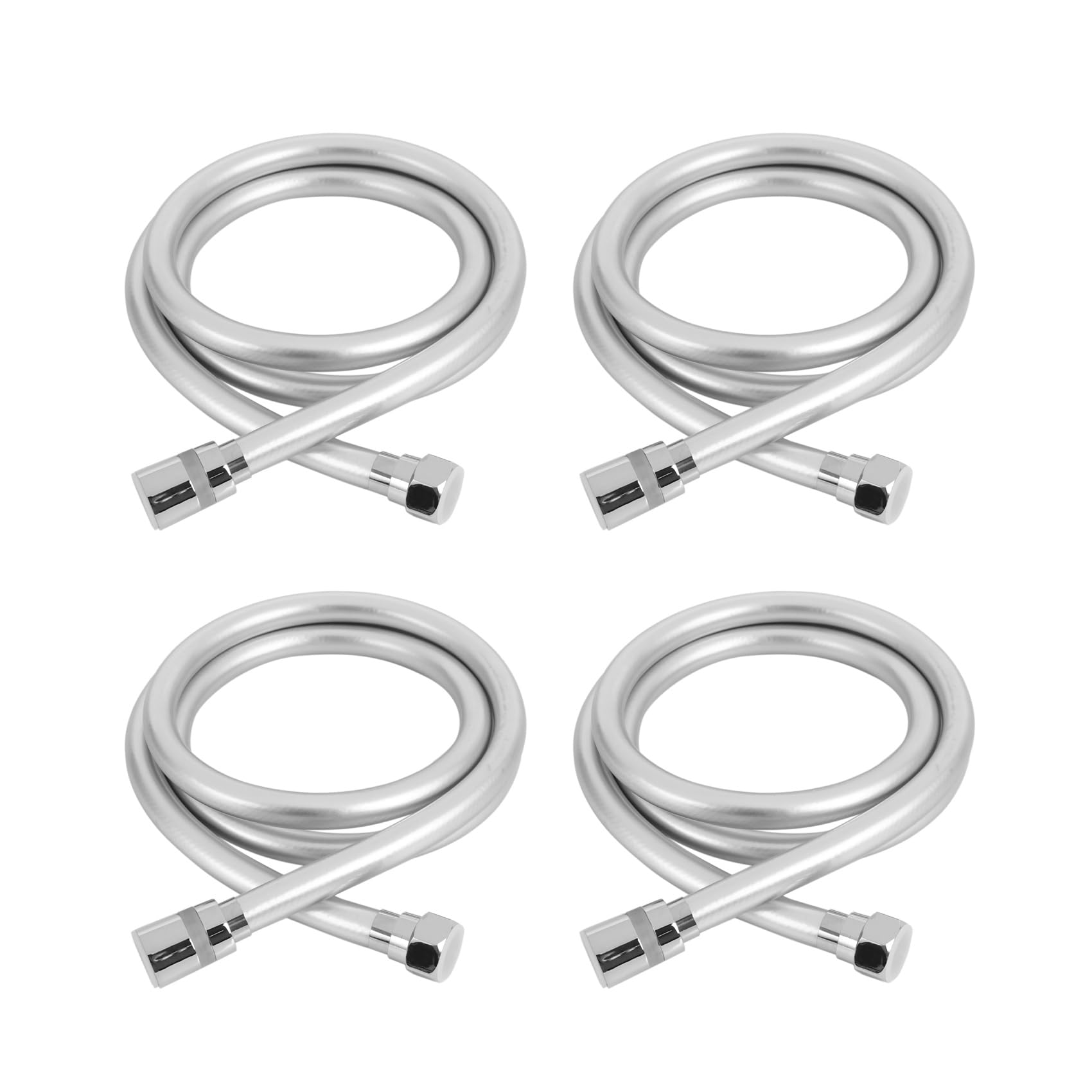Tuyau de douche anti-enroulement en PVC épaissi 1.5M pour éliminer les nœuds du flexible