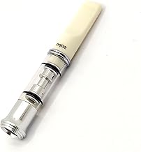 ZOBO Regular Size Cigarette Filter Holder Fear and Loathing Hunter S Thompson Type, Clean Smoke, Reduce Tar and Smoke Stains, Elegant and Stylish (with 1 Extra Mouthpiece and Sealing Ring) Silver Clr