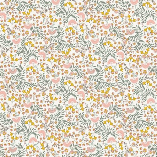 Image of LORETO - A QUALITY LINEN BRAND 144 TC 100% Pure Cotton Double /Queen Fitted Bedsheet with 2 Pillow Covers for 72 x 60 Inch Mattress, All-Around Elastic, 8 Inch Deep Pocket, Ditsy Fresh Floral