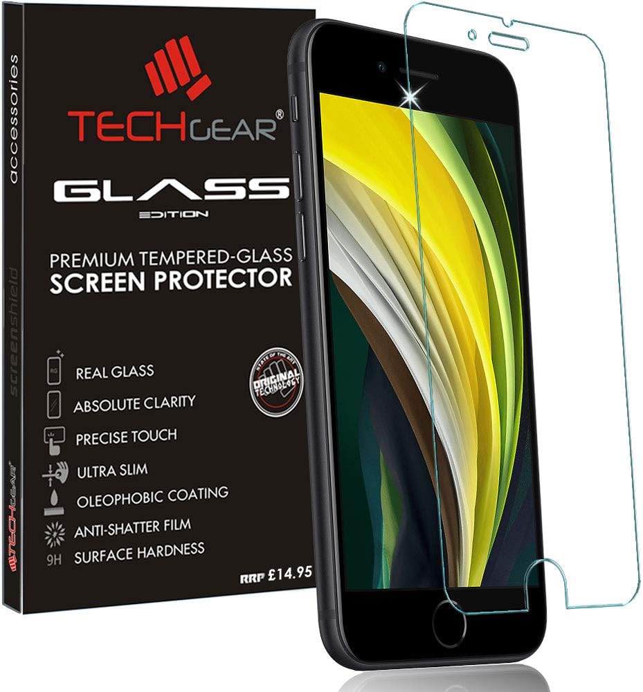 TECHGEAR GLASS Edition Compatible for iPhone SE 5G 2022 / iPhone SE