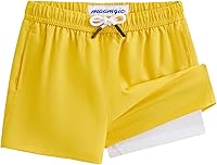 Vista 173 de maamgic Traje de baño para niños con forro de compresión elástico para niño Yema de Huevo Coco