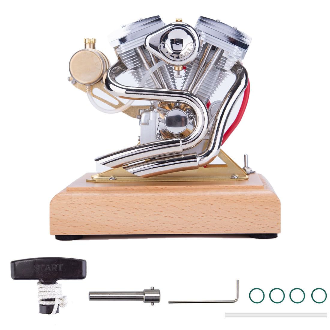 Amazon.com: BrickCraftWorks Mini Retro Motorcycle Engine That