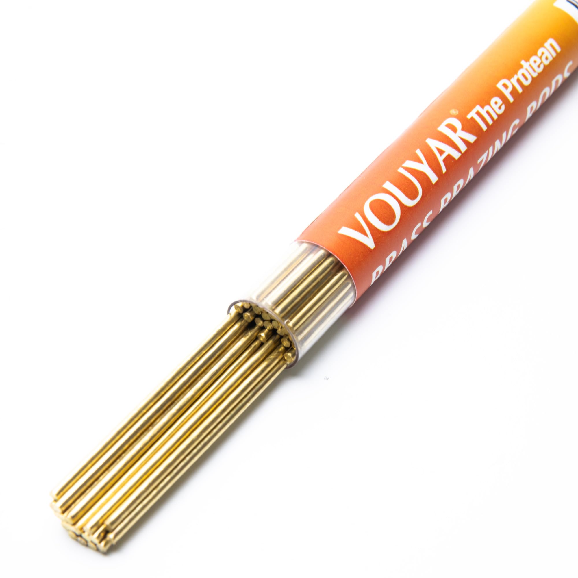 40 pcs Brass Brazing Rods Easy Flow Welding Rods Solid Round Sticks Diameter 0.08” x Length 10” Copper Zinc Tin Silicon Alloy Simple DIY Soldering for