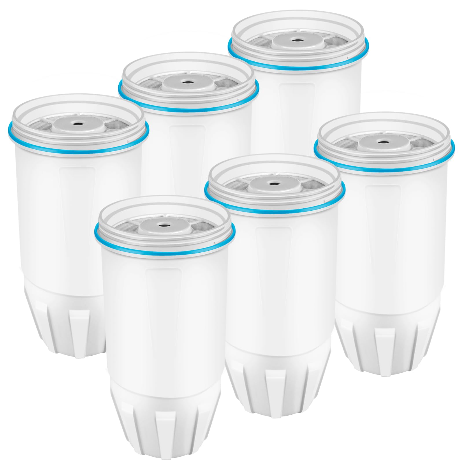 Wasserfilter Für ZeroWater – 6-stufig, Entfernt 99,9% Schadstoffe, TÜV-zertifiziert, 6 Stück