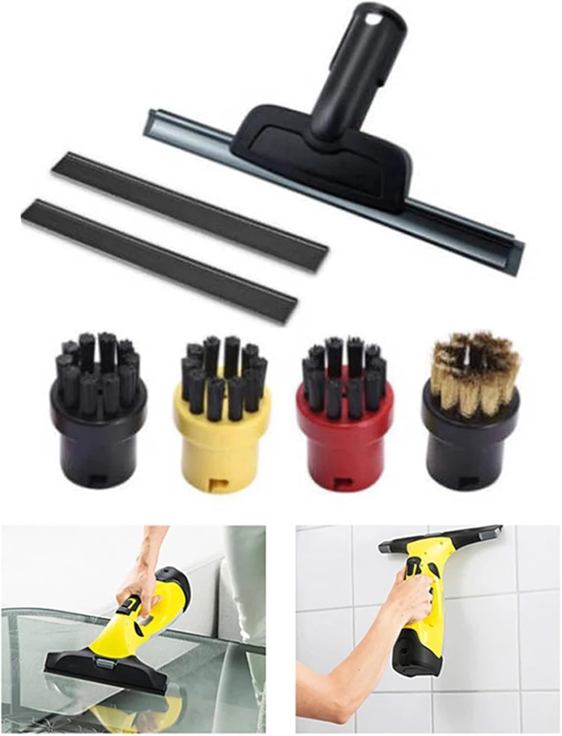 Scraper Nozzle Cleaning Glass Steam Cleaner Descaling Cleaning Tools Accessories，Compatible for for Karcher SC2/SC3/SC4/SC5