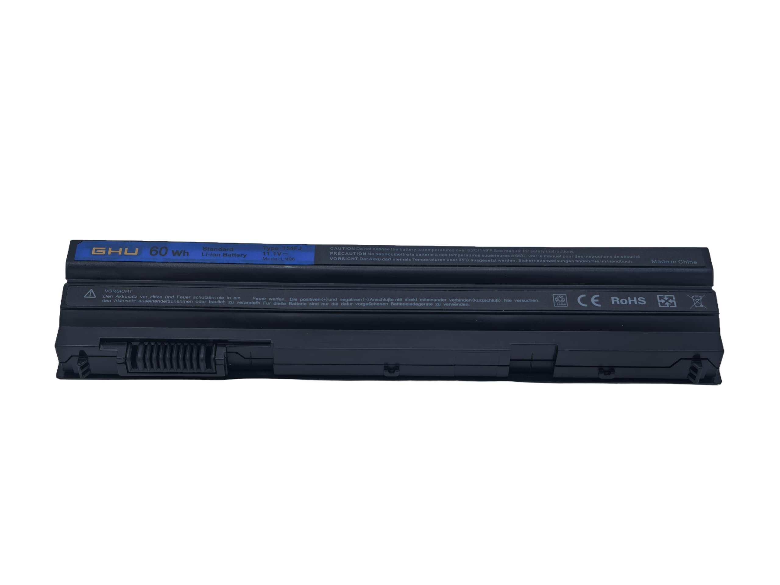 GHU New Battery 60 Wh 6-Cell Compatible with Dell Latitude E5430 E5530 E6420 E6430 ATG E6530 Laptops (NH6K9) 312-1242 NHXVW PRRRF UJ499 YKF0M X57F1 04NW9 8858X KJ321 M5Y0X P8TC7 P9TJ0