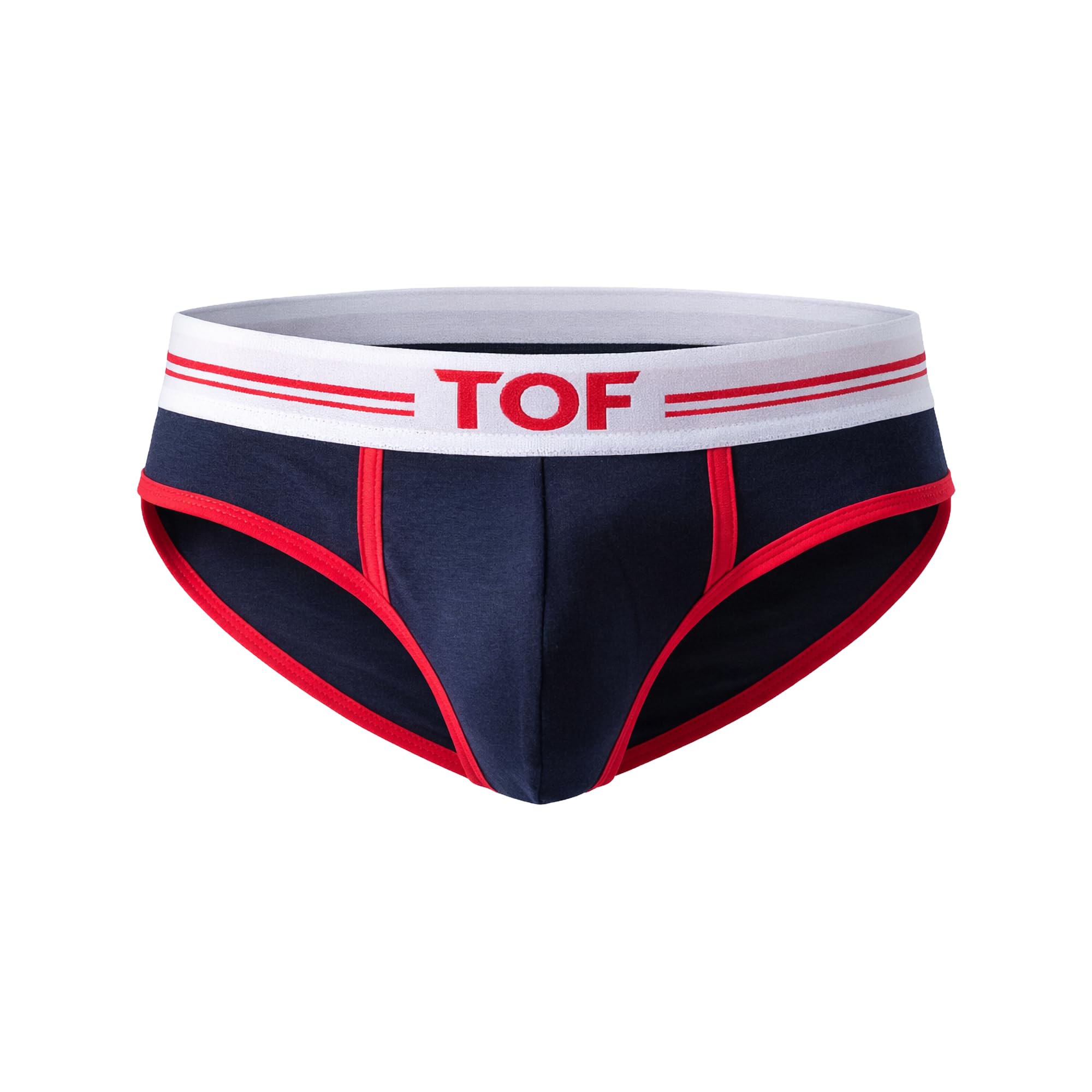 TOF Paris - Men's Briefs Underwear - French Brief Navy Blue - 1x Size L