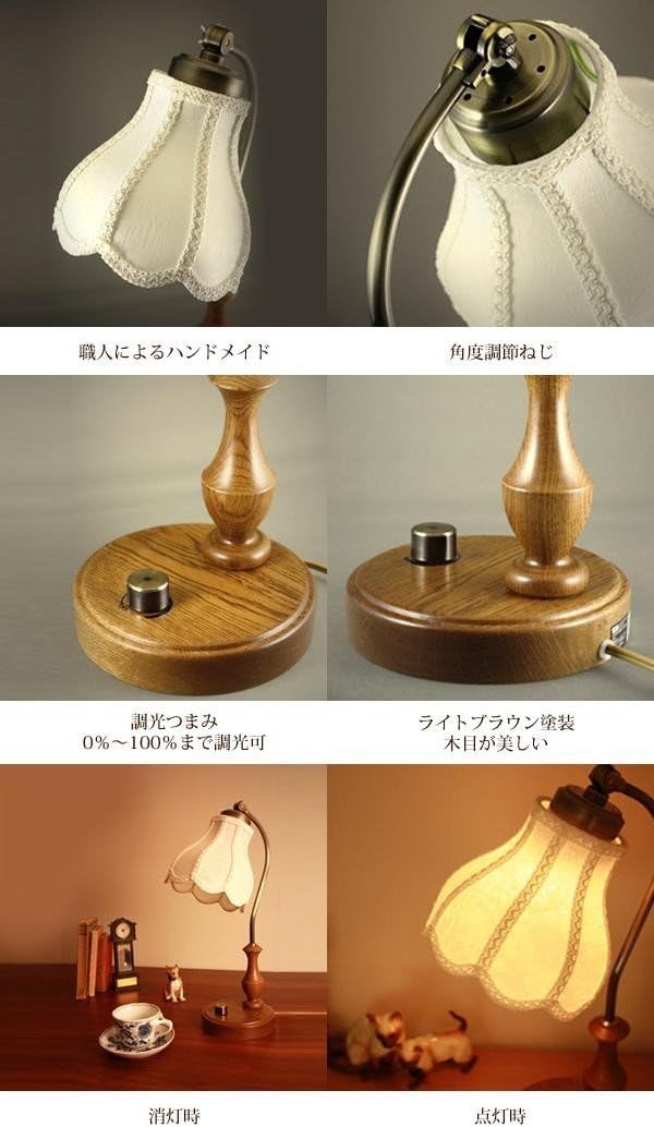新日本照明 Dimmer ベルフラワー テーブルランプ レトロ 調光式 新日本照明 Dimmer ベルフラワー テーブルランプ レトロ 調光式