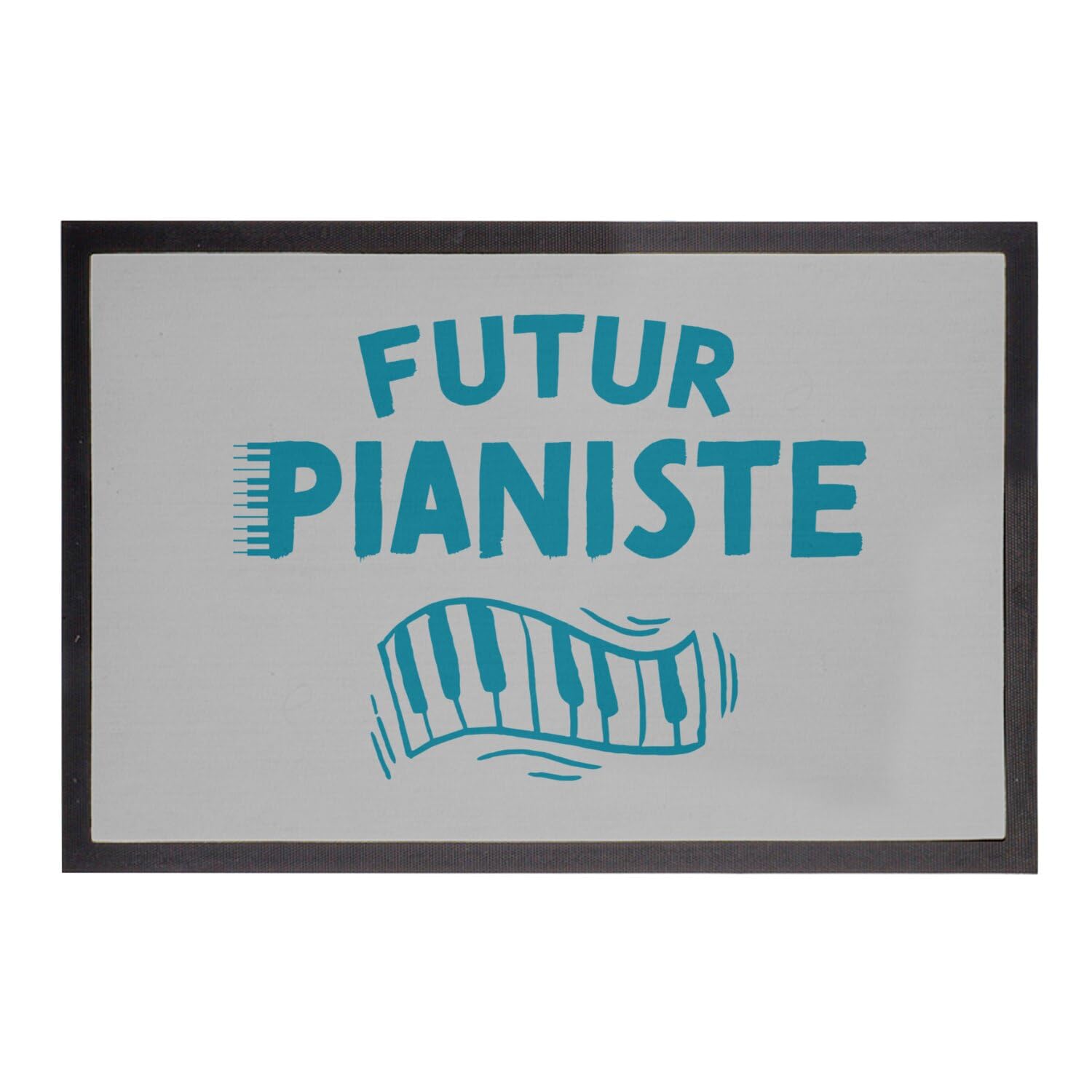 Paillasson musique et piano original pour sublimer l'entrée d'un studio ou d'un salon