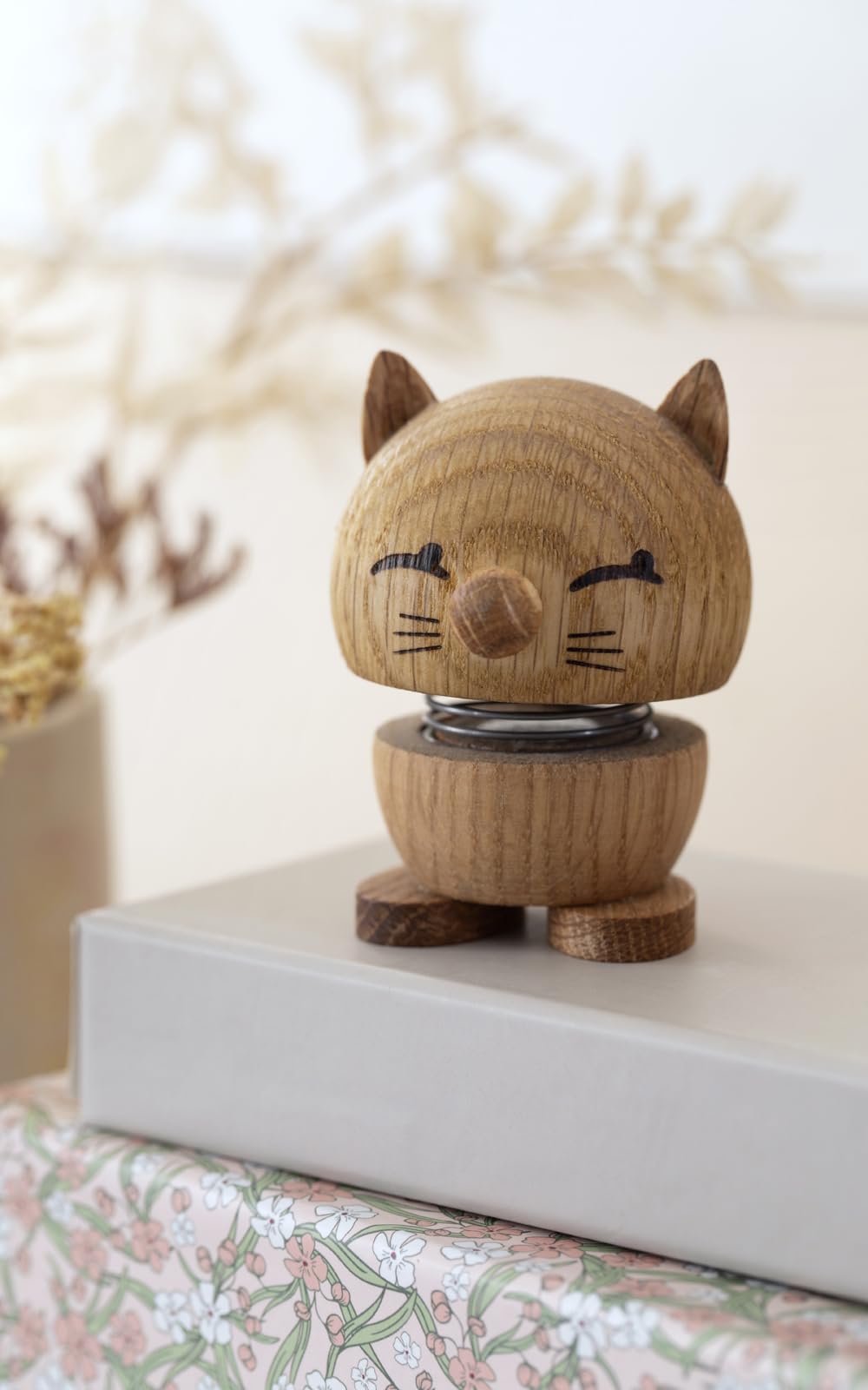 Hoptimist Cat Hoptimist 5,5 x 5,9 x 7,3 cm Oak