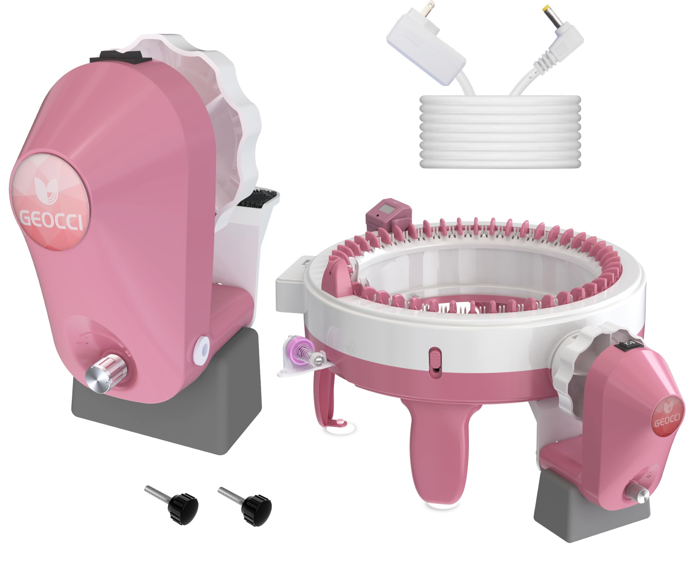 GEOCCI Knitting Machines Adapter,Electri Knitting Machines Adapter,Electric Knitting Loom Machine Driving System Suit for Sentro 48 Needle Knitting Machine DIY Craft Knitting Sewing Accessories