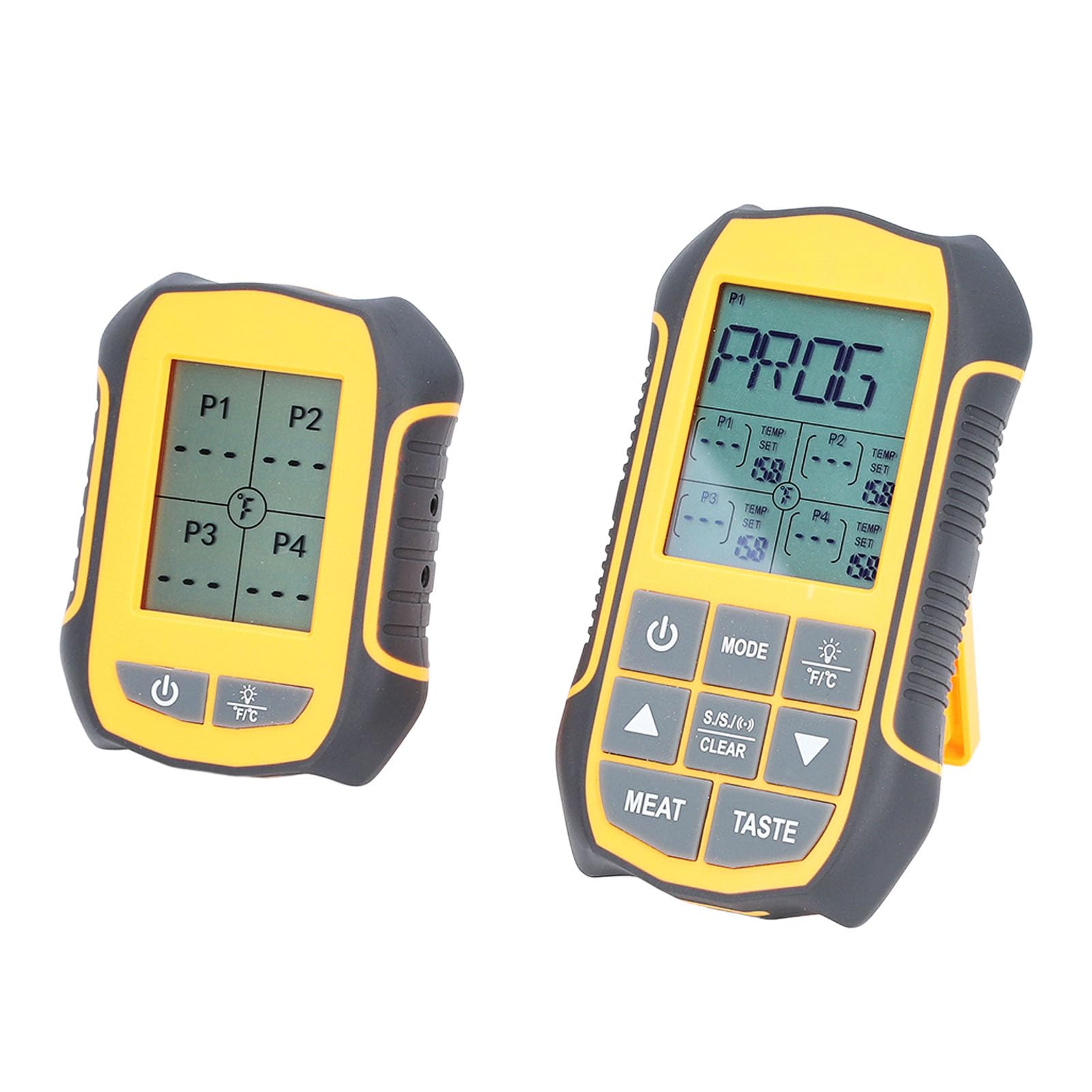 Sensore Termometro Intelligente Senza Fili Termometro Digitale per Forno Barbecue con Display Retroilluminato 4 Sonde per Cottura Grigliare Fumare