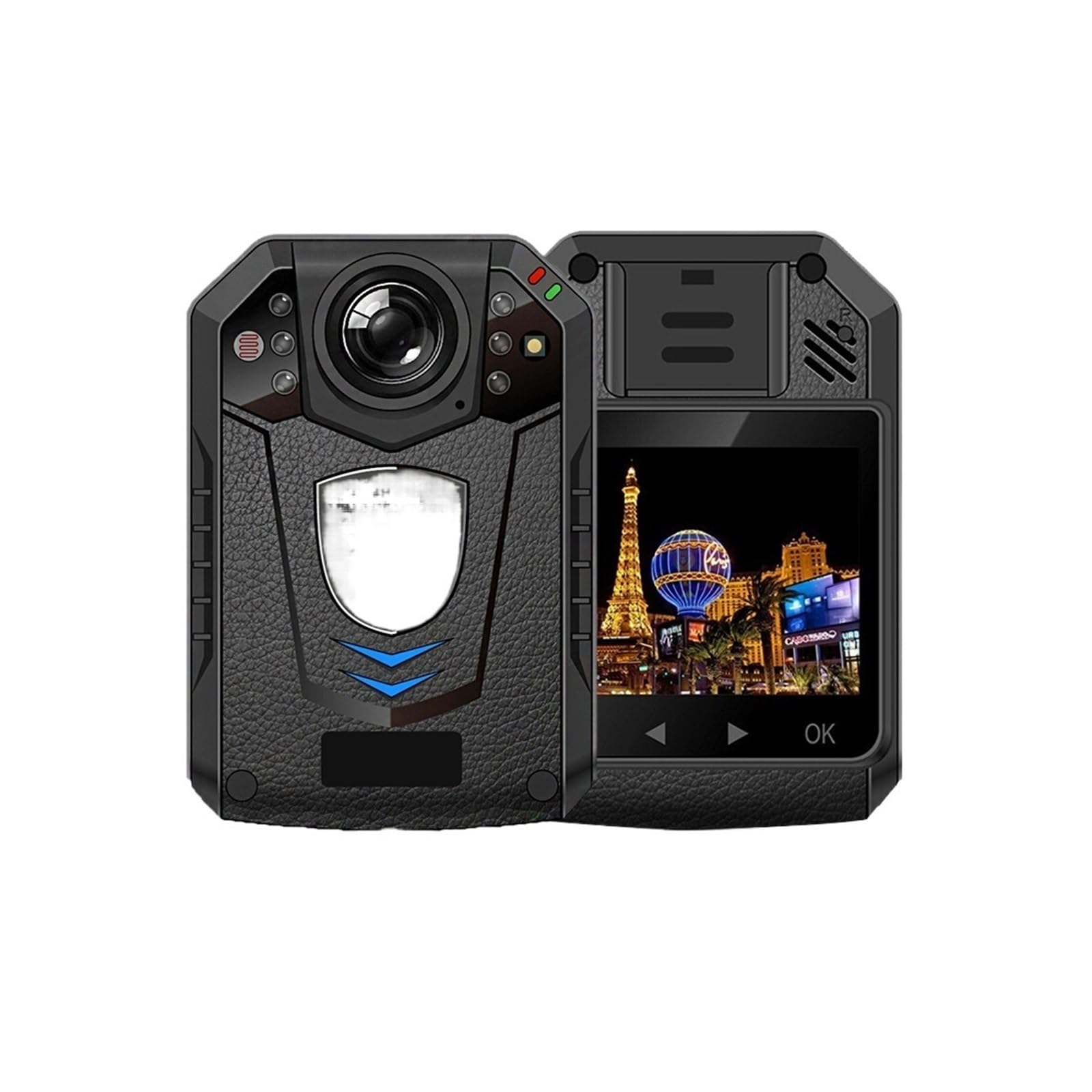 CVFRDD F3 1296P HD Motion Detection Bodycam Video Recording Security Surveillance Hidden Mini Wireless Police Body Camera(32GB)