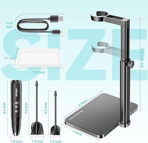 Miniatura 9 de ISTOYO Mezclador de resina recargable Ultra, mezclador epoxi mejorado de 3 velocidades con modo AI, mezclador de resina epoxi, agitador de resina