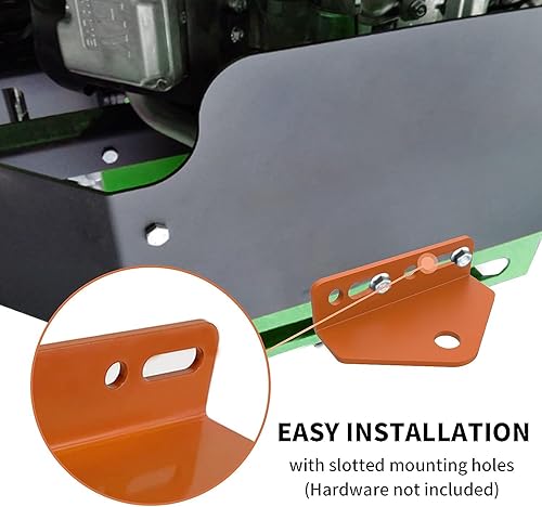 Miniatura 4 de Soporte universal de enganche de remolque para cortacésped de giro cero (3"-5"), 316 pulgadas de grosor y acero resistente, accesorios de montaje