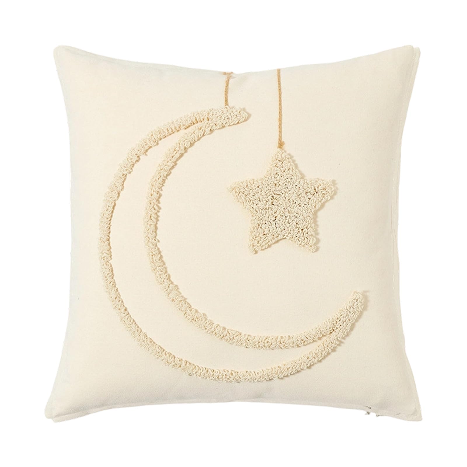 JTQYFI Lunars Shape Cushion Cover Fabric for Living Space and Parties Lunars Pillow Cover