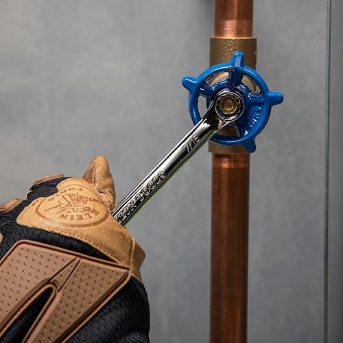 Miniatura 4 de Klein Tools 68400 SAE Juego de llaves combinadas, extremo abierto y extremo de caja, 7 piezas