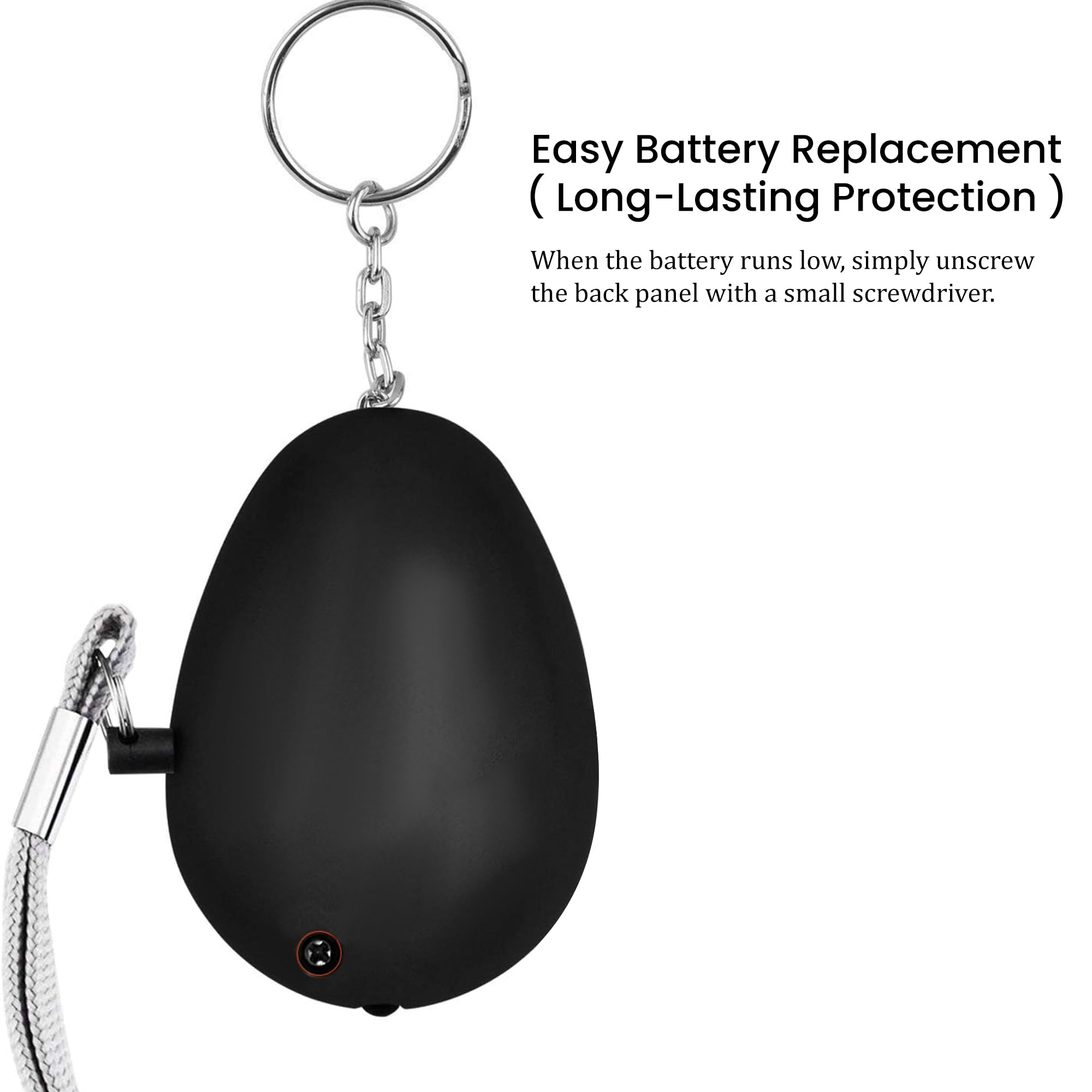Shadow Securitronics 130dB Personal Safety Alarm with LED | Emergency Keychain Device for Women Girls Kids & Elderly | Loud Siren for Self-Defense & Night Security Protection 2