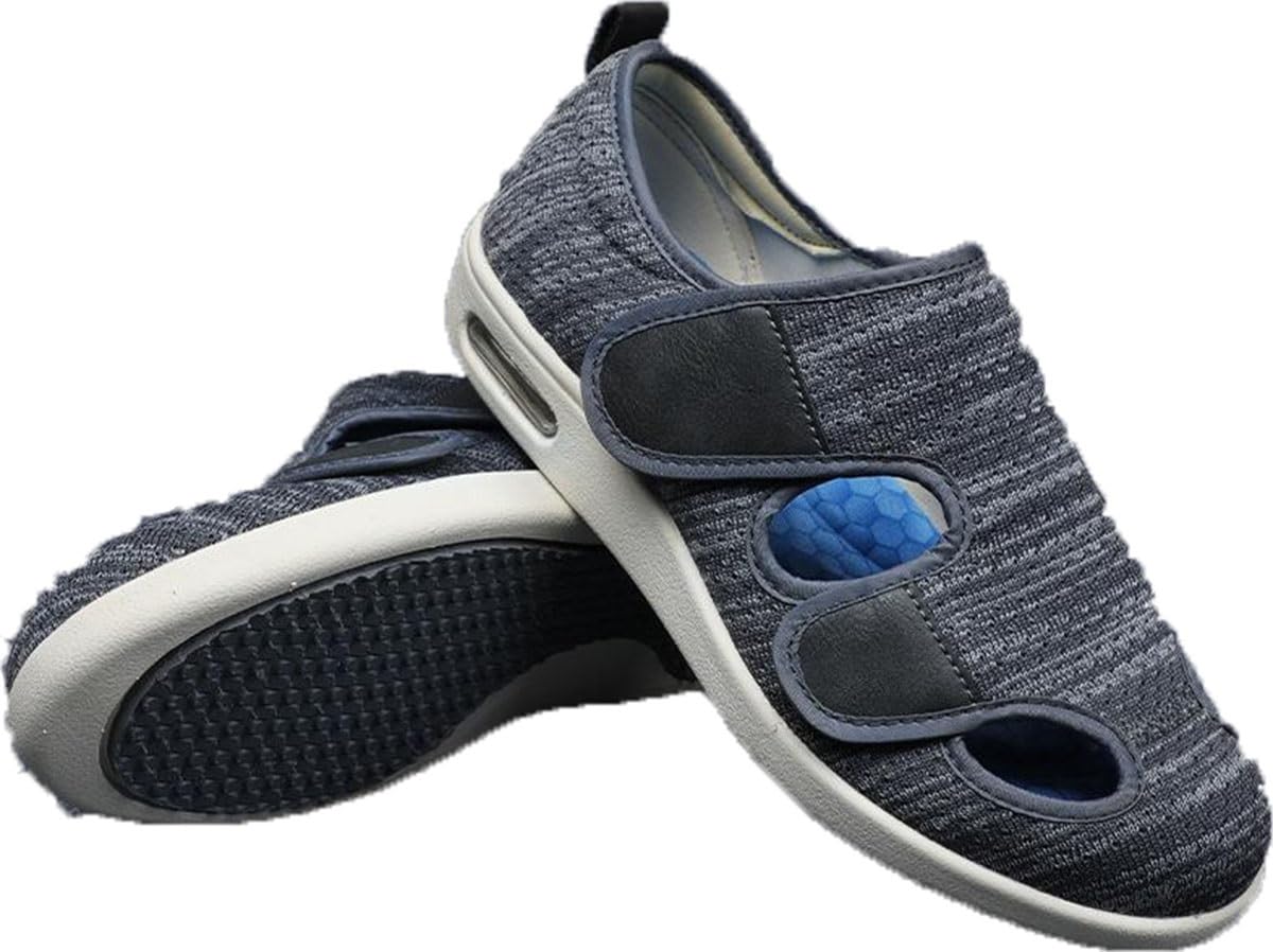 Pantofole Diabetici Uomo Calzatura Sanitaria Stretch Riabilitazione Postoperatoria Scarpe Scarpa Ortopedica Per Viaggi, Interni Ed Esterni Pollice Valgo Calzature Sneakers