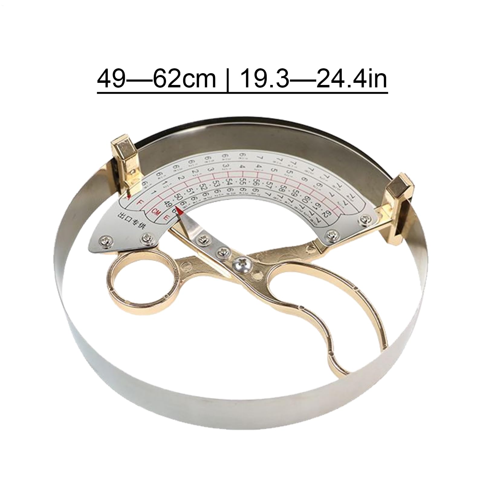 Medidor para sombreros Portátil Ergonómico De Alta Precisión | Medidor para tocados Para Costura Tejido Manualidades Sombreros Hechos A Mano Proyectos DIY De Medición De