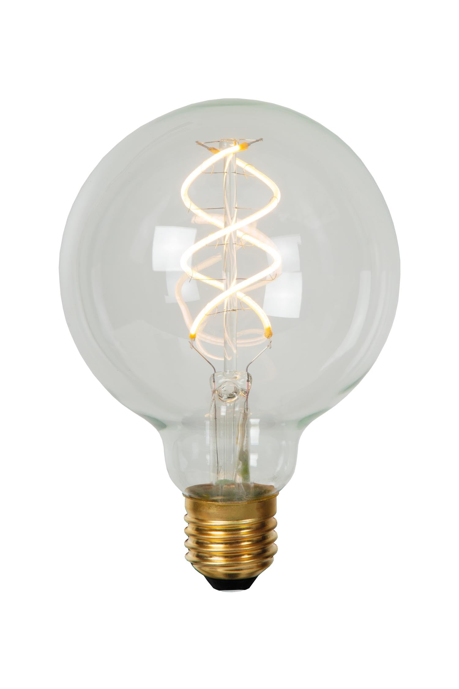 Lucide Clear G95 - Glühfadenlampe - Ø 9,5 Cm - Led Dim. - E27-1X4,9W 2700K - Transparent