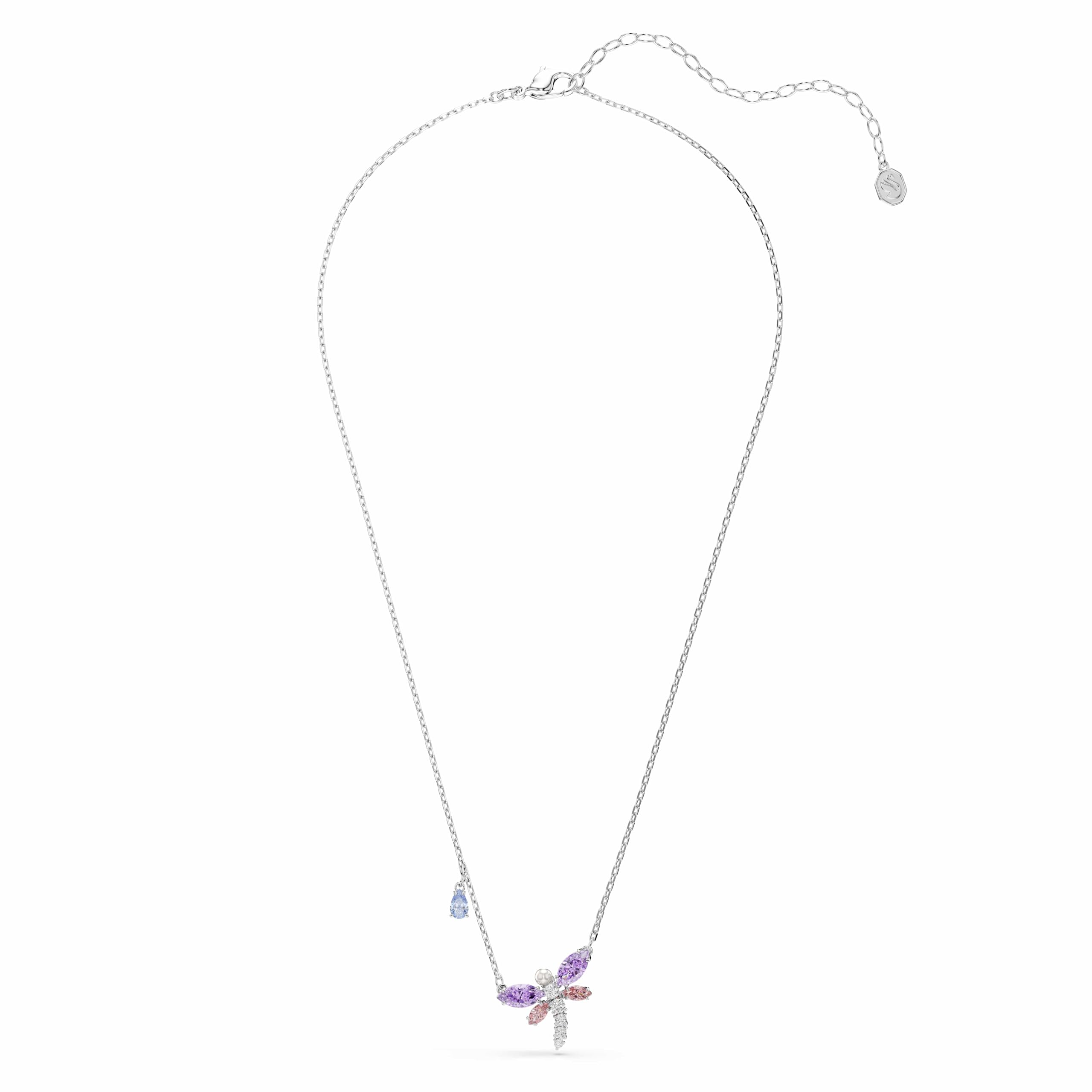 Swarovski Ariana Grande X Swarovski Kollektion, Gemischte Schliffe, Libelle, Rhodiniert