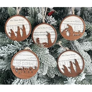 Packof5woodenmusicsheetnativityornamentsbulkchristmascatholicsceneornamentchristiankeepsakexmastreehangingdecorwithjesusbirthyulegiftforpastorfaithchurchmemberscb11 Urban Country Home Decor Pack of 5 wooden music sheet nativity ornaments bulk christmas catholic scene ornament christian keepsake xmas tree hanging decor with jesus birth yule gift for pastor faith church members cb 11 urban country home decor