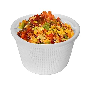 Panier Skimmer Piscine Fond Lesté - Compatible SP1070/SP1082, Pentair, Swimquip - Blanc, 205x205x142mm