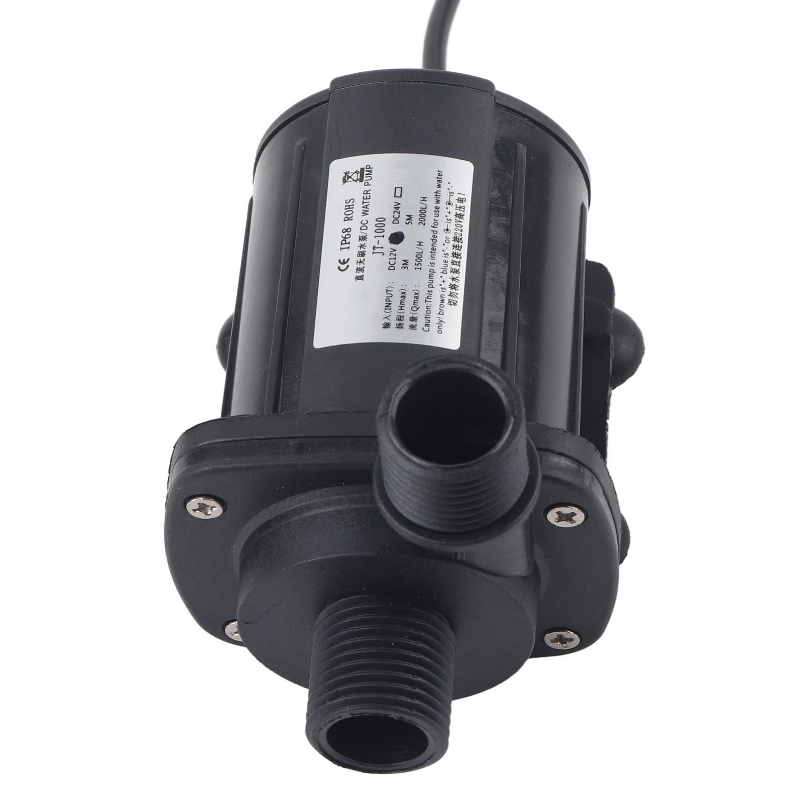 Pompa Wspomagająca Bezszczotkowa DC 12V do Akwarium | Hydraulic Design, Quiet, Energy-Saving, Hydroponics Irrigation Compatible