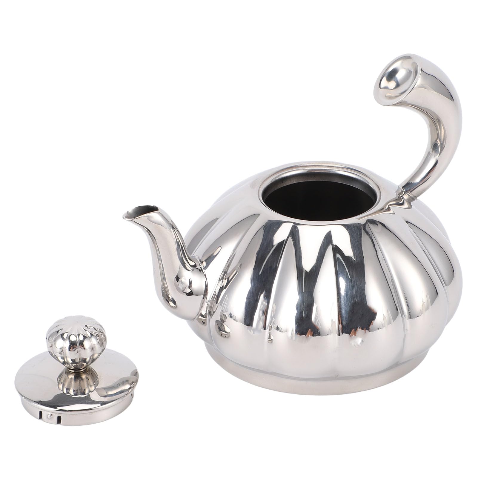 Haofy Dyniowy Czajniczek ze Stali Nierdzewnej 300 Ml - Jesienny Czajnik do Herbaty z bezpryskową wylewką do Pojedynczej Porcji Kawy i Herbaty Małe Apartamenty RV Life