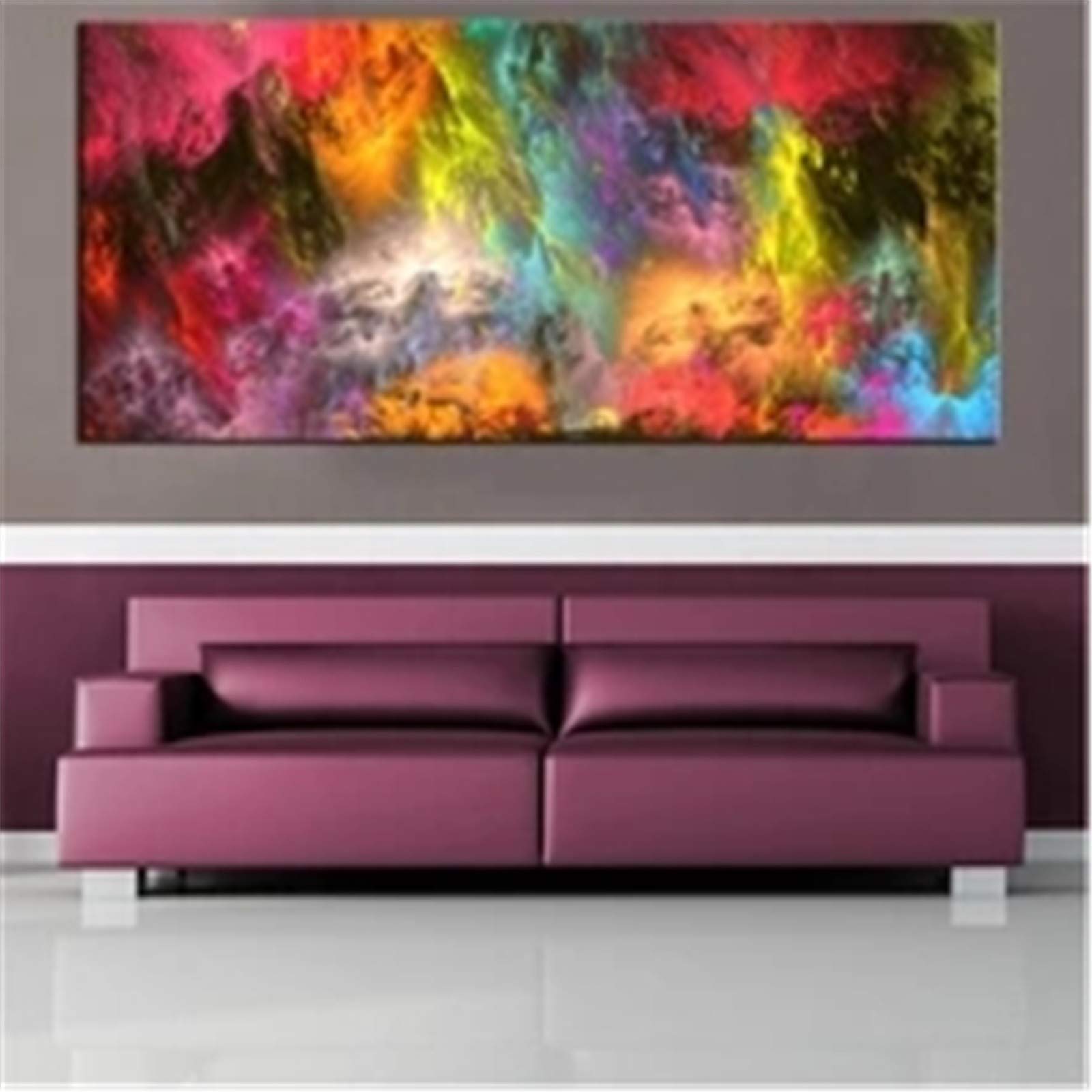 Peinture Diamant Kit Complet abstrait pour décorer un salon moderne chic