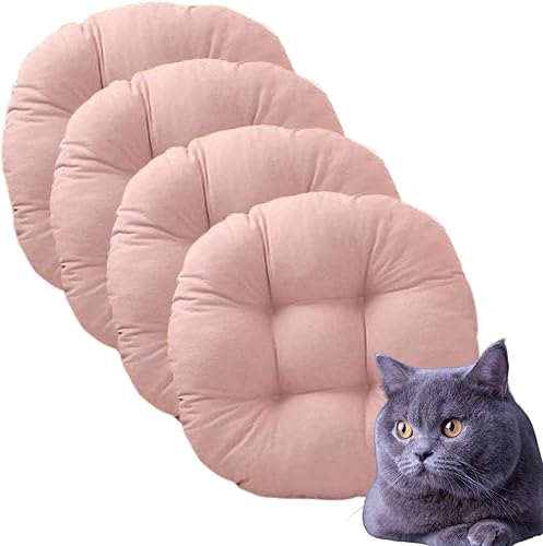 VRTTLKKFE Cojines redondos de suelo para exteriores, cojines de asiento para sillas de patio, jardín, balcón, yoga, sala de estar, sofá oficina