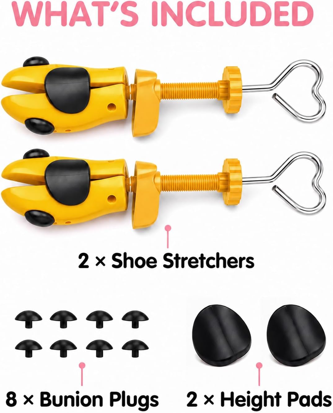 Kids Shoe Stretcher,Shoe Stretcher for Children fit 3-10 Years Old Children,Adjustable Length Width Gifts for Girls Boys