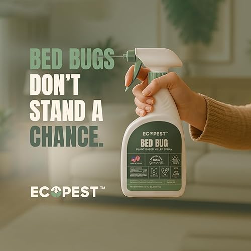 Miniatura 2 de Spray de chinches de cama, natural, mata a base de plantas para control de plagas en interiores  Spray y repelente de chinches para el hogar